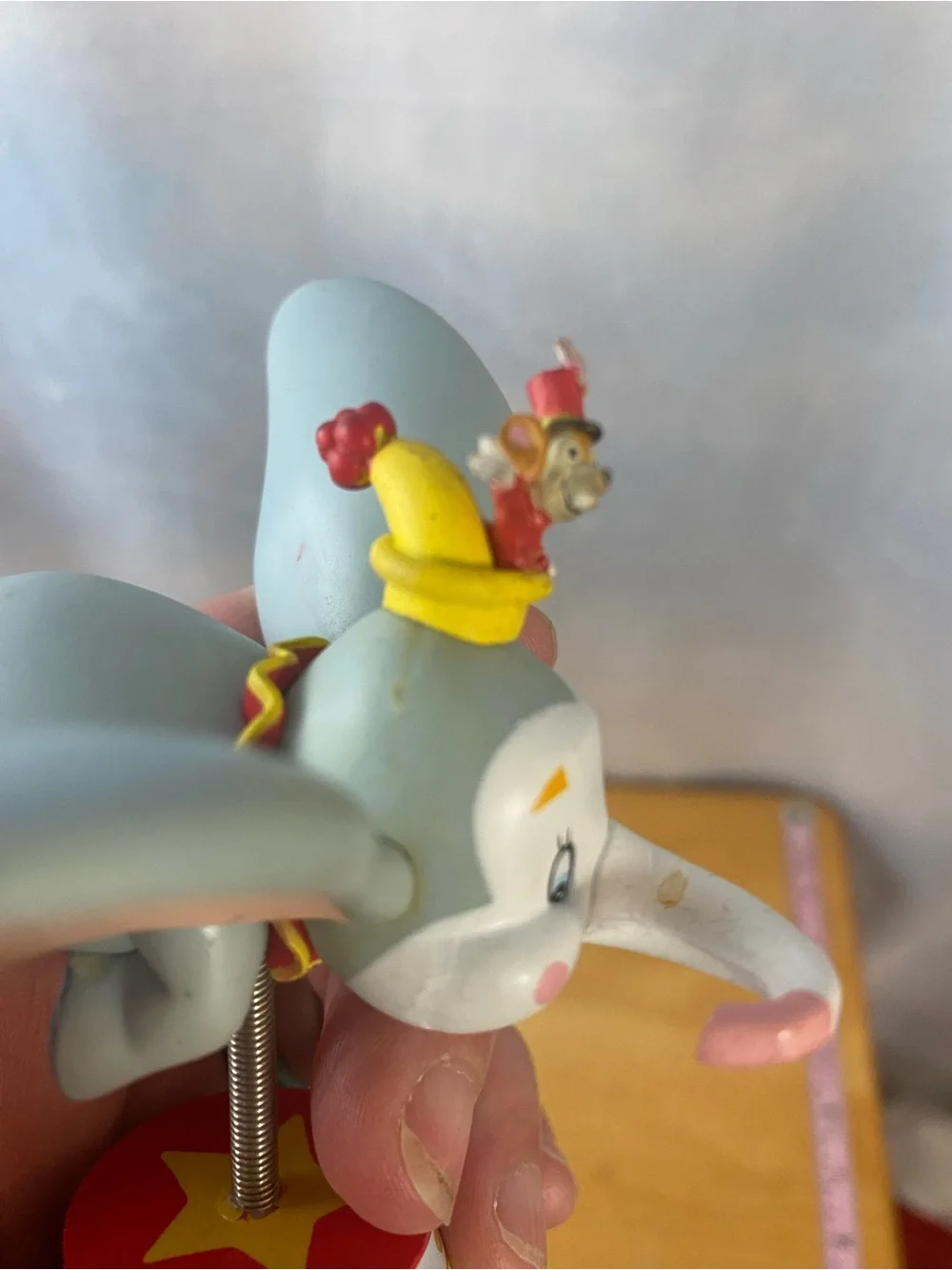 Disney Enesco Flying Dumbo with Timothy Mouse Christmas Ornament Clip-on